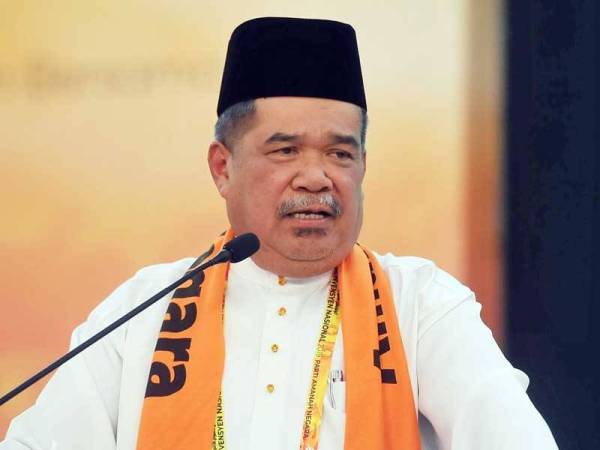 Mat Sabu sewaktu ucapan pidato presiden bersempena Konvensyen Nasional Amanah 2019 yang berlangsung di Pusat Konvensyen Ideal hari ini. - FOTO ROSLI TALIB