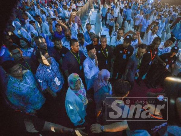 Presiden PKR, Datuk Seri Anwar Ibrahim ketika tiba pada Kongres Nasional PKR ke-14 tahun 2019 di MITC hari ini. Foto Sinar Harian SHARIFUDIN ABDUL RAHIM