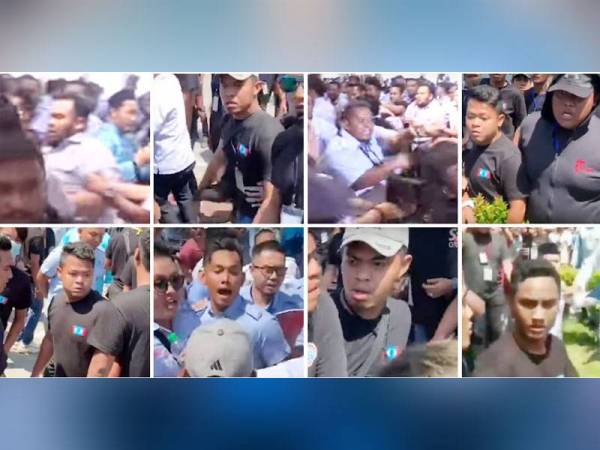 Polis hari ini mengedar gambar lapan individu untuk tampil membantu siasatan kes kekecohan pada Kongres Nasional AMK 2019 di sini semalam.