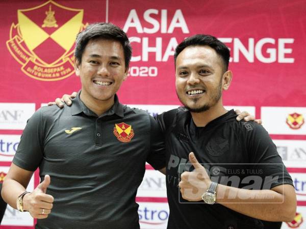 Dr Johan Kamal (kiri) bersama Pengarah Urusan ANF Logistik Sdn Bhd, Meor Mohd Fadzlan selepas pada sidang media sempena Asia Challenge 2020 di Stadium Shah Alam hari ini. - Foto Sinar Harian ZAHID IZZANI