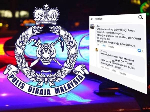 Komen berbaur ugutan bunuh seorang individu terhadap Hasnul Zulkarnain melalui Facebook yang kini dalam siasatan pihak polis.