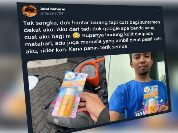 Paparan Twitter Jalal mendapat perhatian netizen.