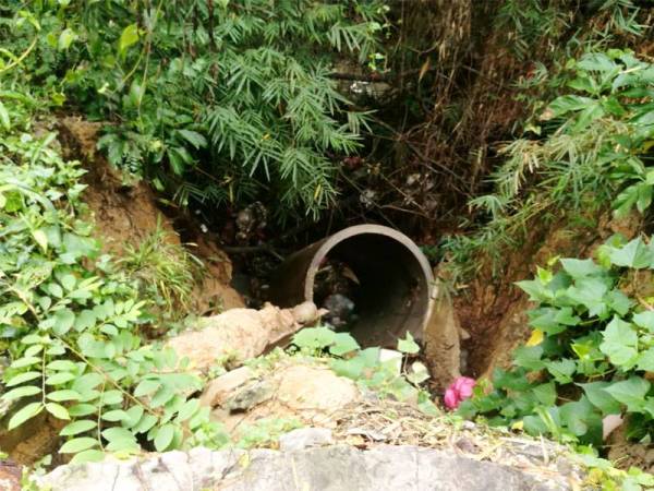 Tanah runtuh yang berlaku di Kampung Felda LBJ.