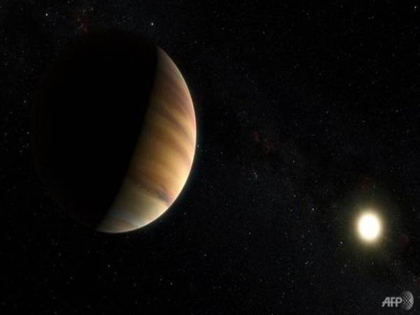 Ilustrasi exoplanet, 51 Pegasi b yang ditemukan 24 tahun lalu. - Foto AFP