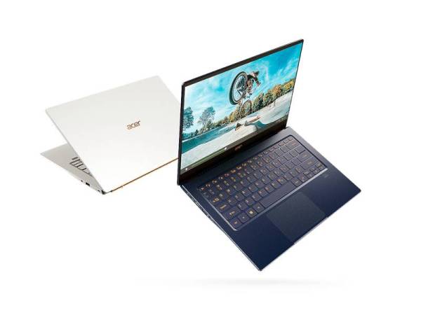 BAGI variasi asas, Acer Swift 5 ditawarkan bersama pemproses Intel Core i5 daripada generasi ke-10 dengan padanan kad grafik Intel.