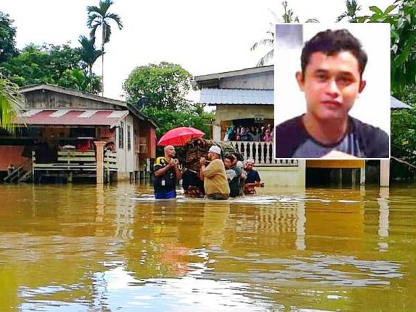 Isey Bano Lemas Jatuh Dalam Air Banjir