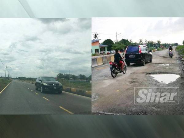 Laluan baharu yang sudah dibuka untuk kegunaan penduduk Kampung Lombong sejak semalam.