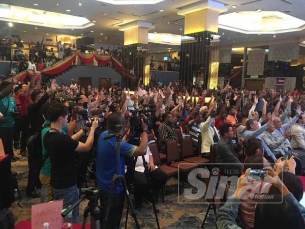 Kongres Jawi Kebangsaan yang berlangsung di sebuah hotel di Petaling Jaya hari ini.