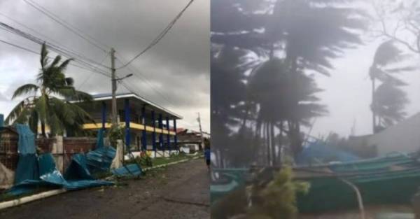 Taufan Phanfone, yang gelar masyarakat tempatan sebagai Ursula, membadai wilayah Samar Timur pada 24 Disember dan menyebabkan kemusnahan besar di seluruh wilayah tengah Filipina dan beberapa bahagian Mindanao.