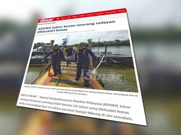 Laporan Sinar Harian sebelum ini.