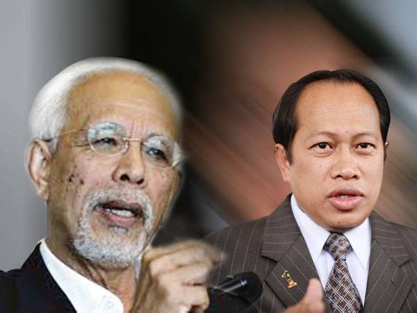 Gambar kiri: Shahrir Samad, gambar kanan: Ahmad Maslan