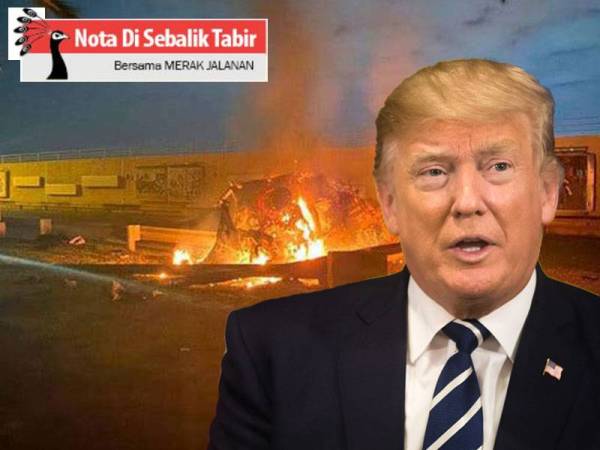 Ketegangan antara AS dan Iran kembali meningkat selepas Presiden Donald Trump didakwa mengarahkan pembunuhan komander tertinggi IRGC, Qasem Soleimani dalam tindakan pertahanan untuk melindungi kakitangan AS di luar negara. - Foto AP