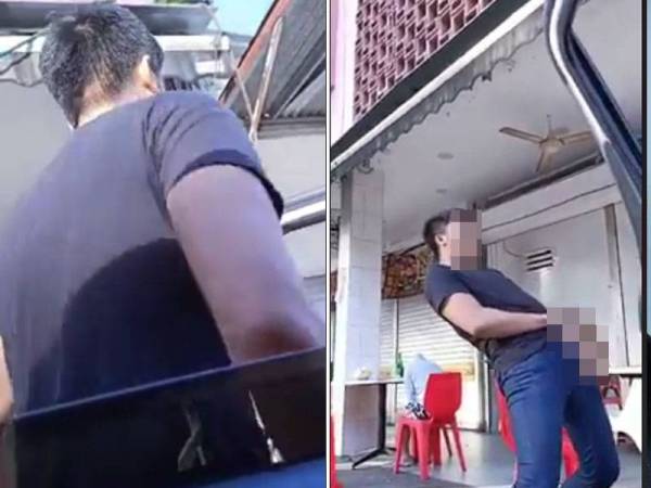 Tangkapan layar video memaparkan tindakan artis terbabit yang mencetuskan pergaduhan dan menunjukkan kemaluannya di tempat awam mengundang pelbagai reaksi dalam kalangan netizen.