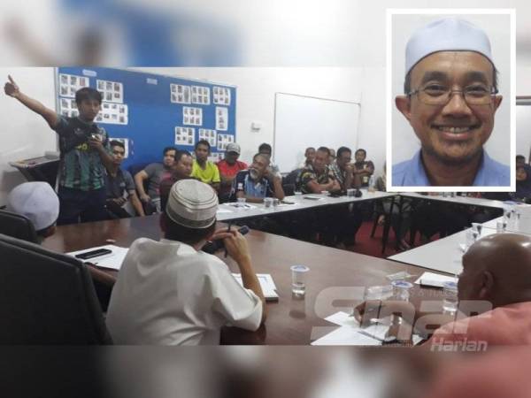 Mohd Fitri (kiri) meluahkan masalah air yang dihadapinya bersama penduduk Kuala Kedah sejak dua minggu lalu. (Gambar kecil: Dr Azman)