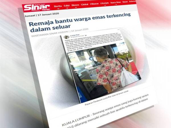 Laporan Sinar Harian pada 9 Januari lalu.