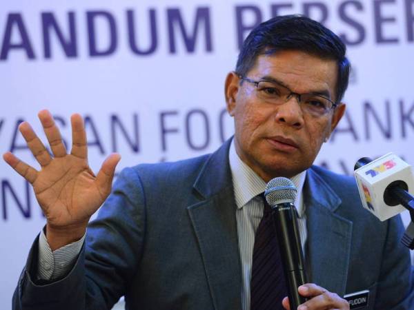 Menteri Perdagangan Dalam Negeri dan Hal Ehwal Pengguna Datuk Seri Saifuddin Nasution Ismail - Foto Bernama