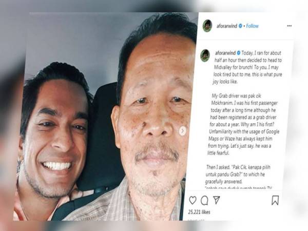 Paparan Instagram Arwind Kumar menarik perhatian netizen.
