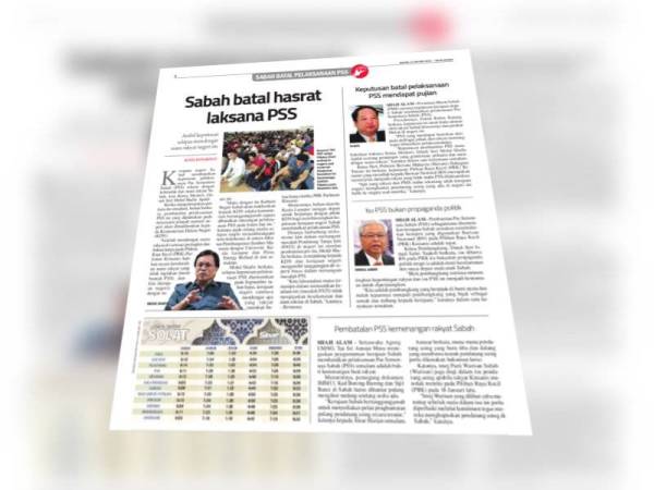 Kdn Terima Keputusan Sabah Batal Pss