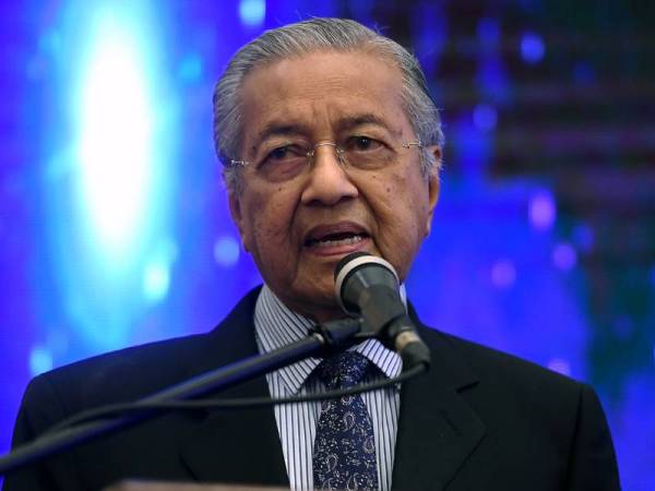 Perdana Menteri Tun Dr Mahathir Mohamad - Foto Bernama