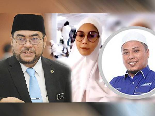 Gambar dari kiri: Mujahid Yusof, Sajat dan Sofwan Che Seman