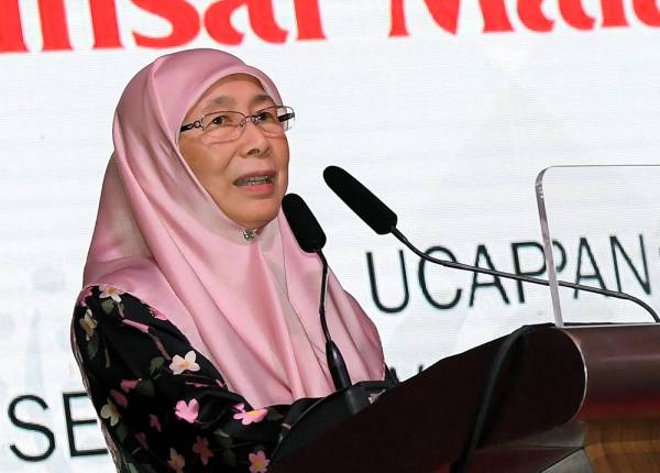 Timbalan Perdana Menteri Datuk Seri Dr Wan Azizah Wan Ismail -Foto Bernama