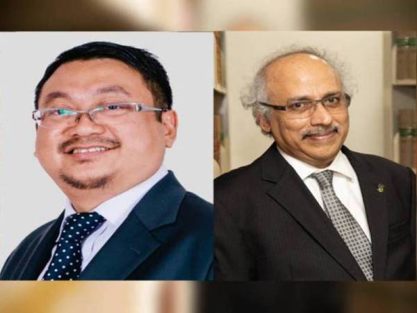 Dr Amirudin (kiri) dan Shanta Kumar.