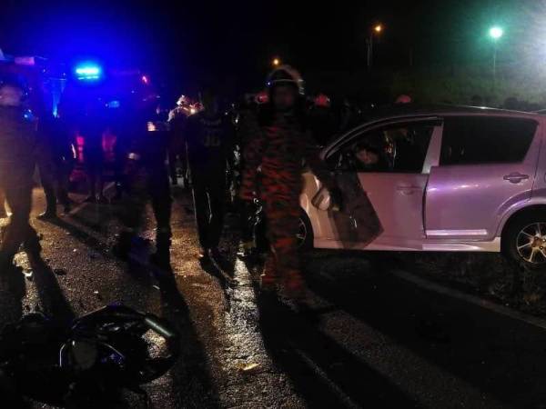 Tiga maut nahas tiga Perodua Myvi