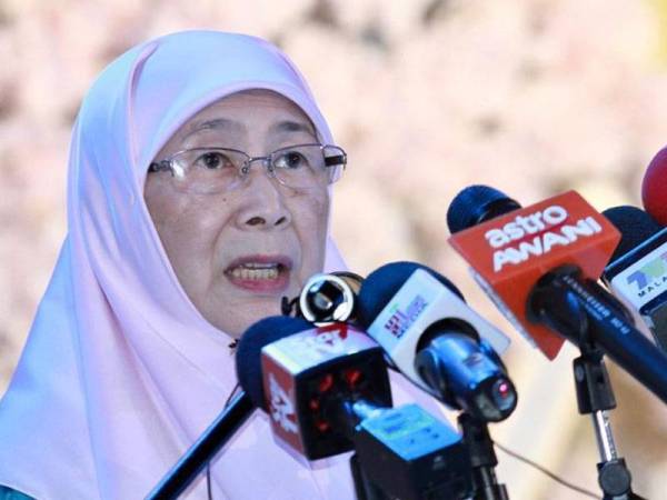 Dr Wan Azizah Wan Ismail. FOTO: ZAHID IZZANI