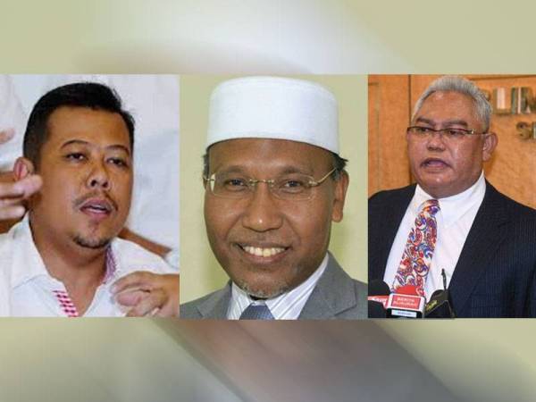 Gambar dari kiri: Razlan, Idris, Noh