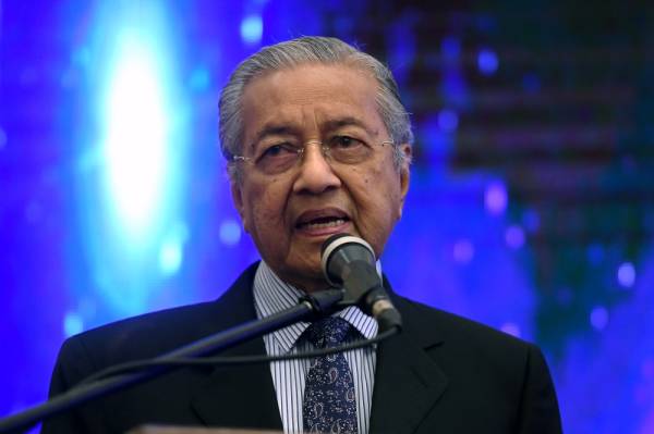 Perdana Menteri Tun Dr Mahathir Mohamad - Foto Bernama