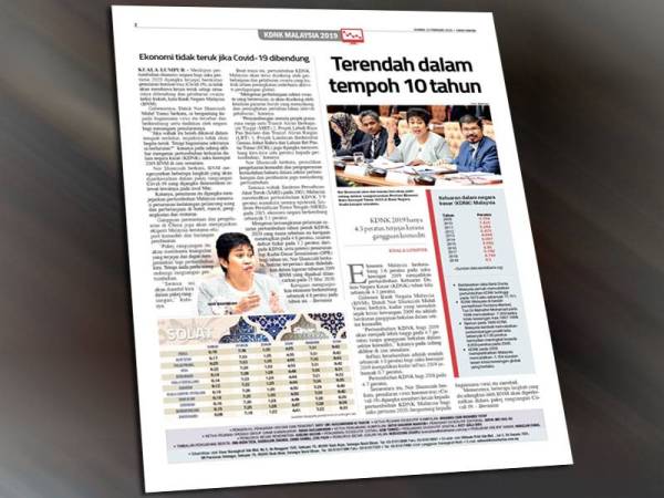 Laporan Sinar Harian hari ini.