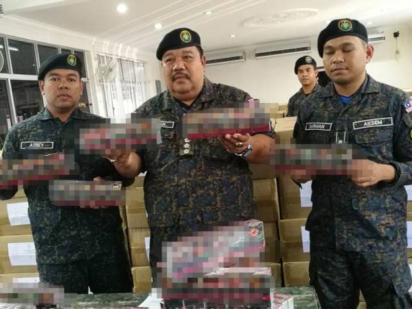 Aksem Rampas Rokok Bernilai Rm2 7 Juta