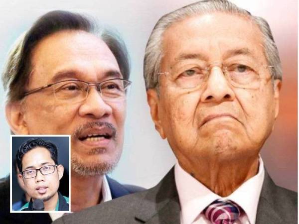 Anwar dan Dr Mahathir. Gambar kecil: Muhammad Faisal