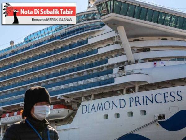 Kapal persiaran Diamond Princess. - Foto Agensi