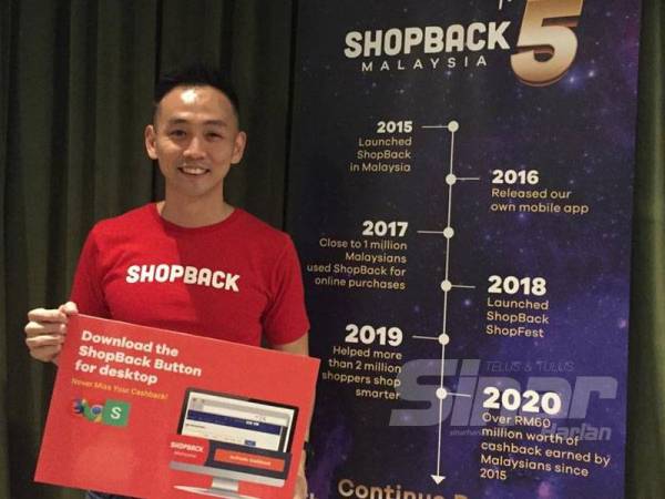 Eddy selepas mengumumkan rakan niaga baharu ShopBack pada satu sidang media di Kuala Lumpur baru-baru ini.