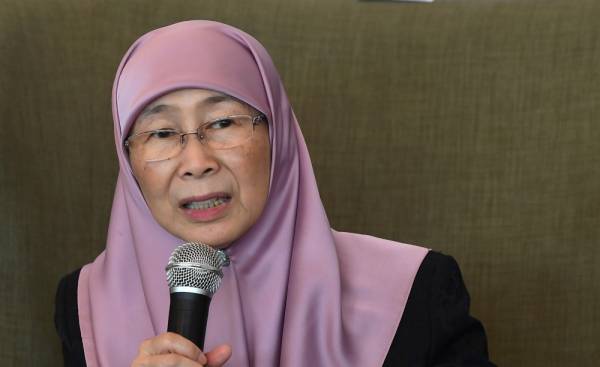 Timbalan Perdana Menteri Datuk Seri Dr Wan Azizah Wan Ismail -Foto Bernama