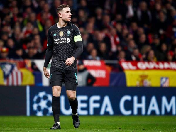 Henderson mengalami kecederaan Hamstring ketika menentang Atletico, Rabu lalu. FOTO: LIVERPOOL FC 