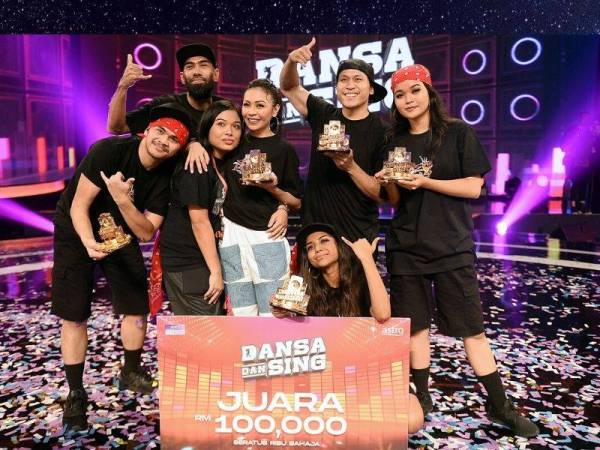 Juara DDS musim pertama, Sophia Liana & Budak Ngam - FOTO: Rosli Talib