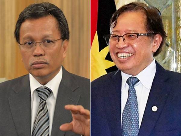 Mohd Shafie Apdal dan Abang Johari