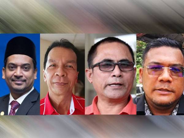 Gambar dari kiri: Mohd Shaid Rosli, Harumaini Omar, Sallehudin Amiruddin, Adhif Syan