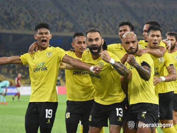 Shahrel Fikri meledak jaringan pertama The Bos Gaurus. Foto: Perak TBG