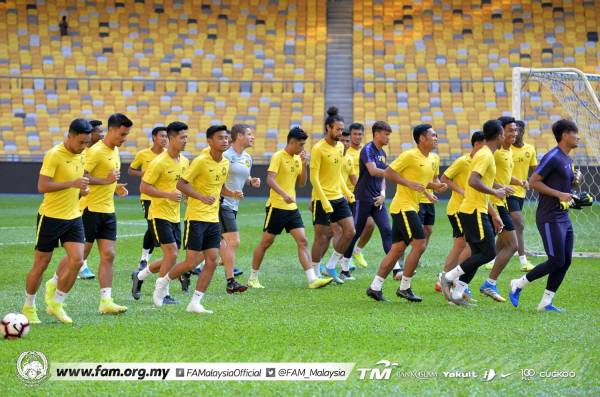 FAM turut membatalkan latihan pusat Harimau Malaya akibat kebimbangan wabak Covid-19. -Foto: Football Association of Malaysia (Official)