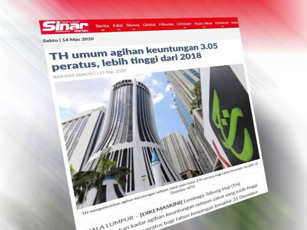 Laporan Sinar Harian semalam.