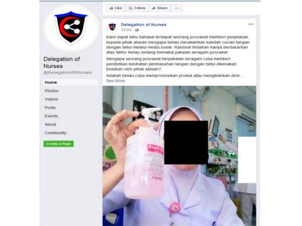 Tak puas hati jururawat dikenakan tindakan