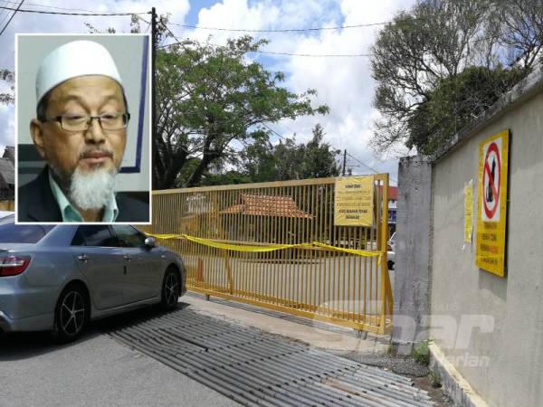 Madrasah di Kubang Bujuk, Kuala Terengganu dikuarantin selama 14 hari bermula Sabtu.(Gambar kecil: Dr Alias Razak )