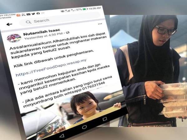 Haalimaton mengambil inisiatif membuat penghantaran makanan percuma kepada golongan memerlukan sepanjang pelaksanaan PKP.