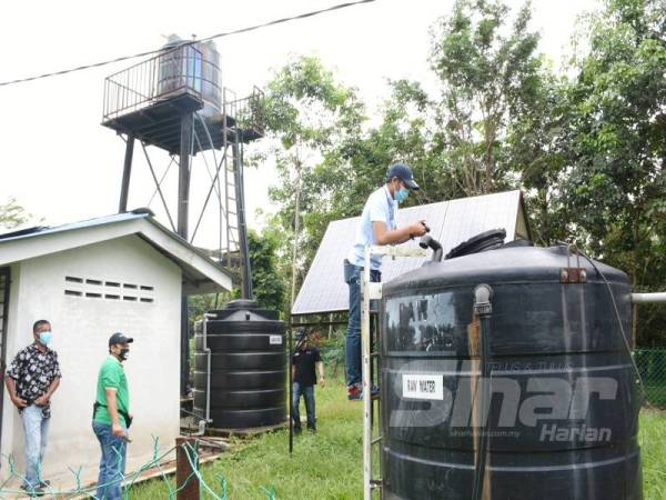 Kerja membaik pulih sistem pengepaman bekalan air bawah tanah di Kampung Orang Asli Bukit Kechil siap sepenuhnya semalam. 