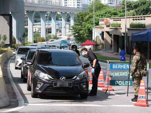 Operasi SJR yang dilaksanakan di sekitar daerah Petaling Jaya sepanjang tempoh Perintah Kawalan Pergerakan (PKP)