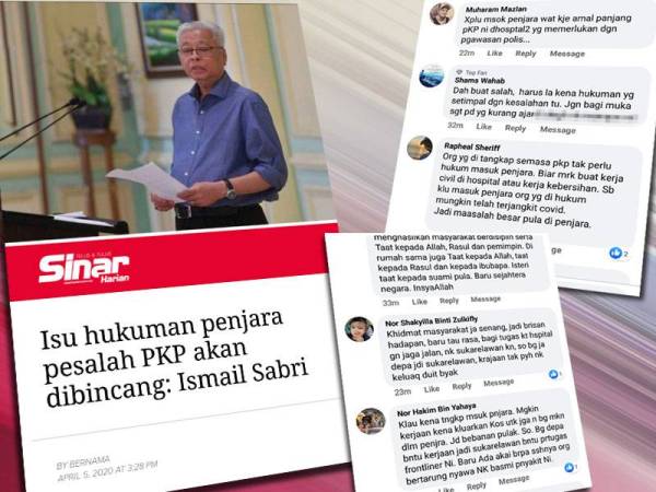 Antara komen para netizen di media sosial.