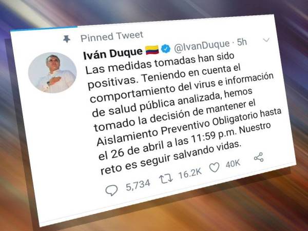 Twitter Presiden Ivan Duque